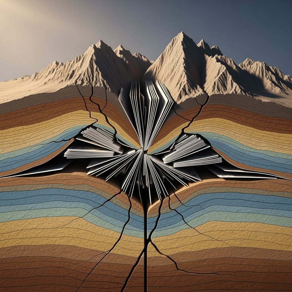 Continental Collision Simulating Shuffled Cards