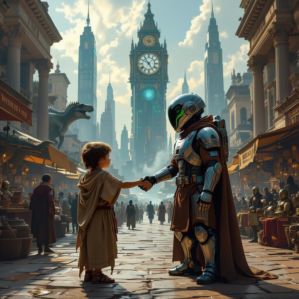 Time Collision: Ancient Rome Meets the Future