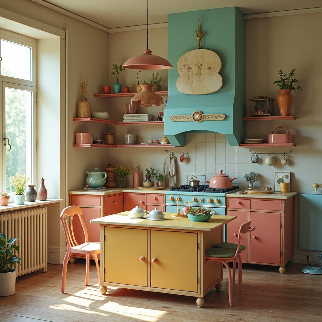 Surreal Furniture in a Kitchen Setting