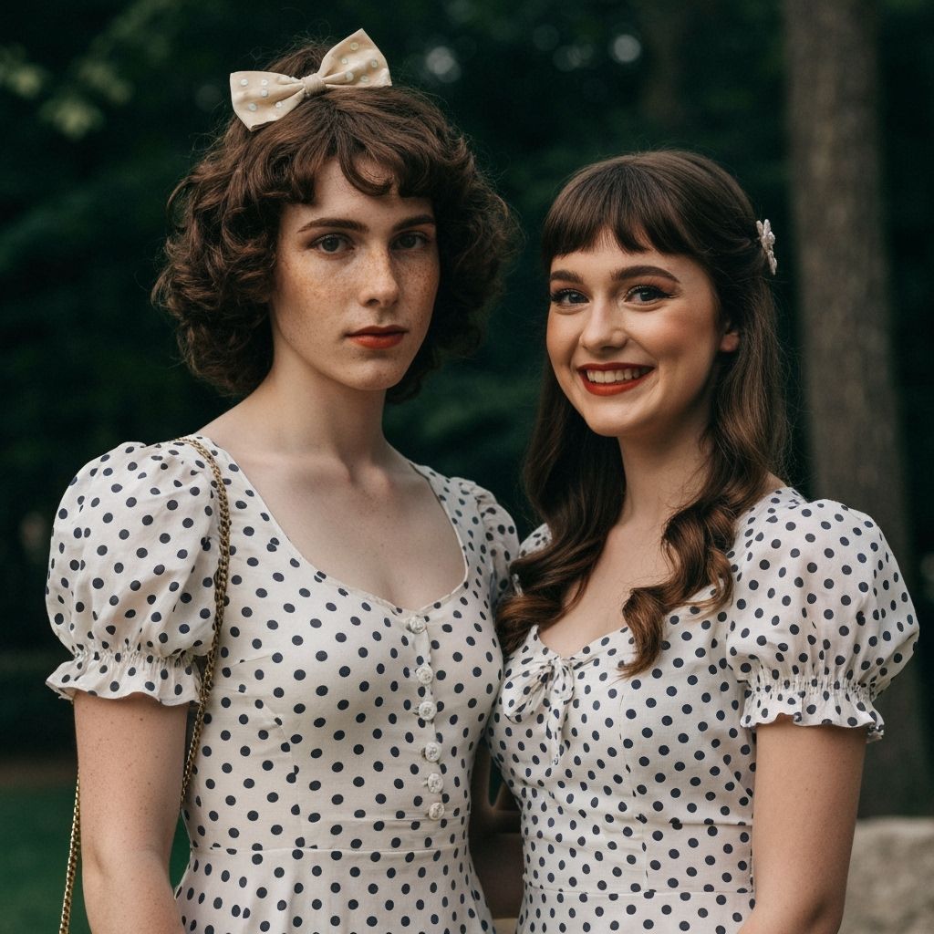 Shy Young Man in Vintage Dress, Cinematic Portrait