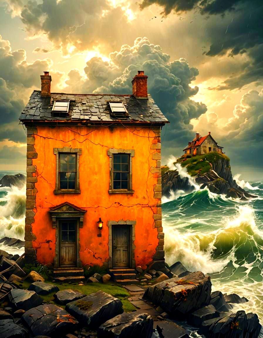 Secluded Island Home by the Sea