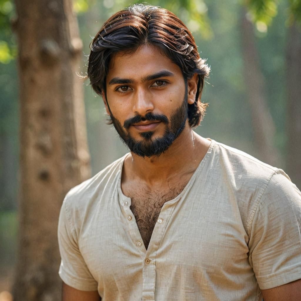 Handsome Indian Man Portrait in 8K Resolution