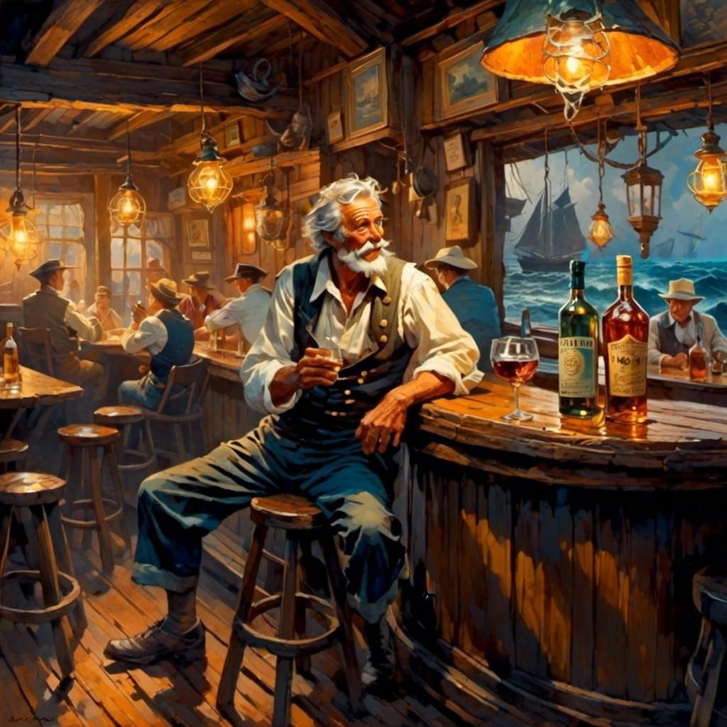 Sailor's Tale: Abstract Expressionism at the Bar