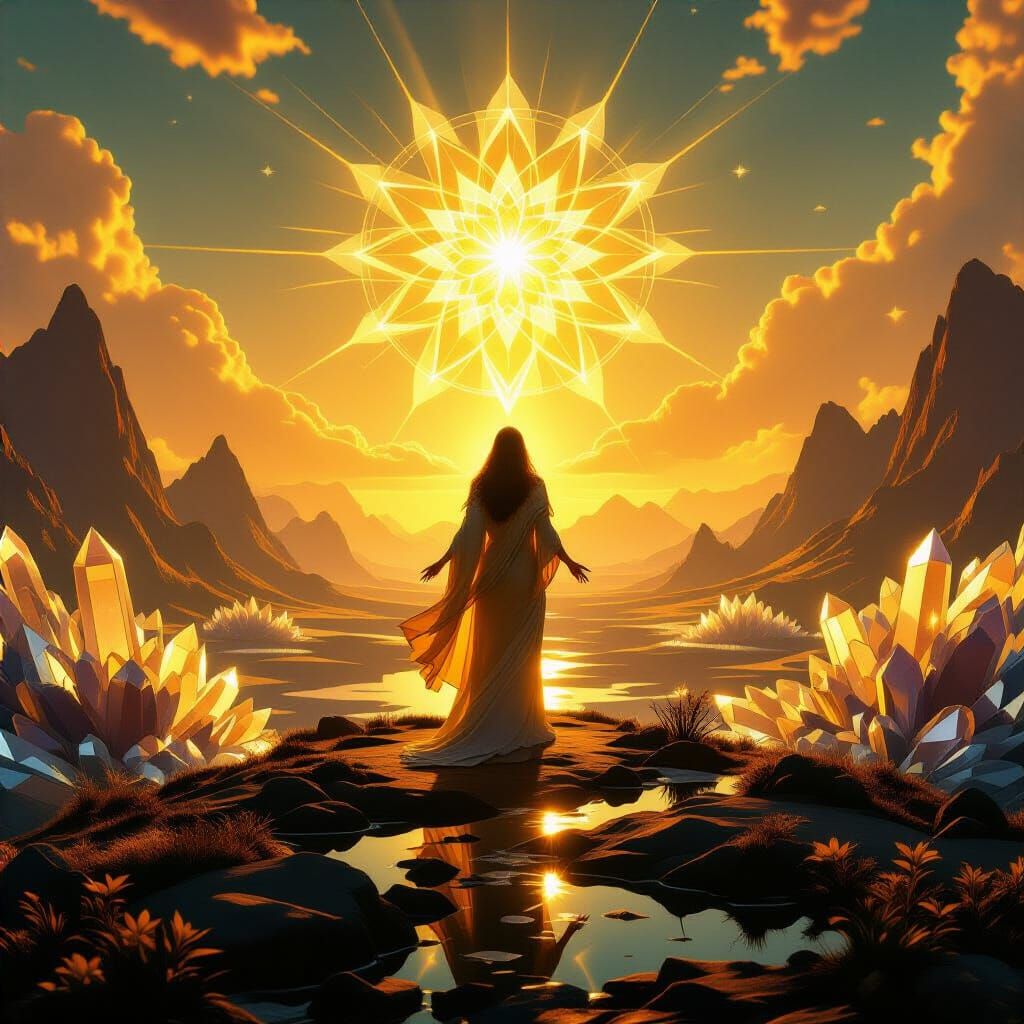 Radiant Earth Dawn: Humanity Ascends in Divine Light