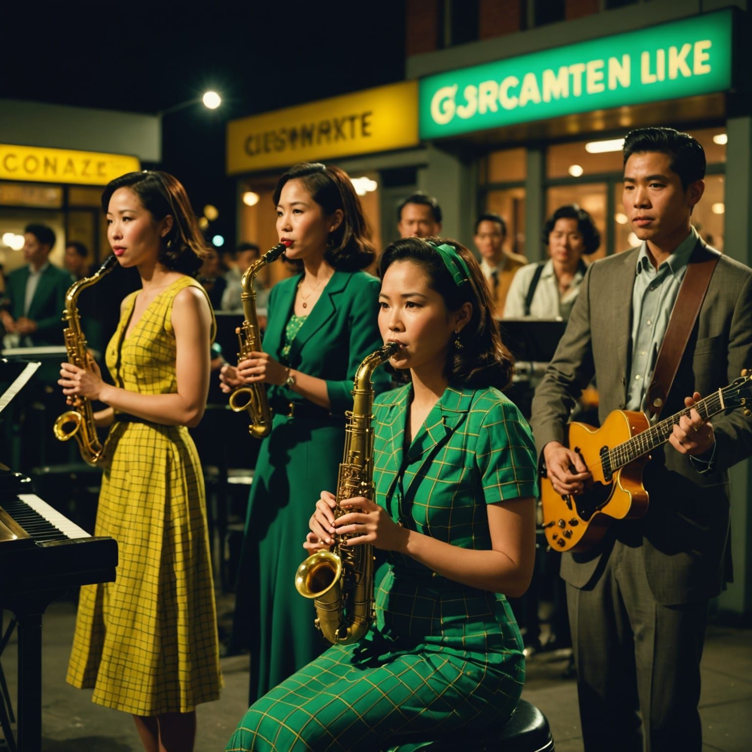 Women of Jazz in a Twilight Symphony