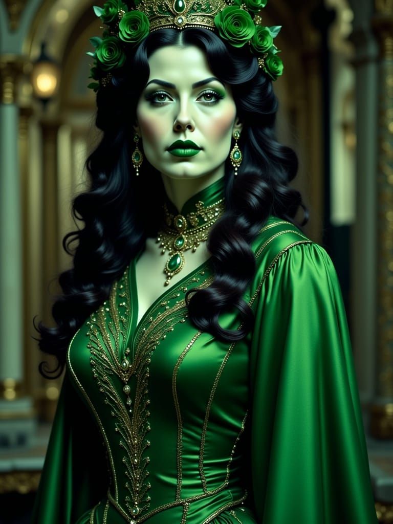 Wicked Green Witch Queen on Venus