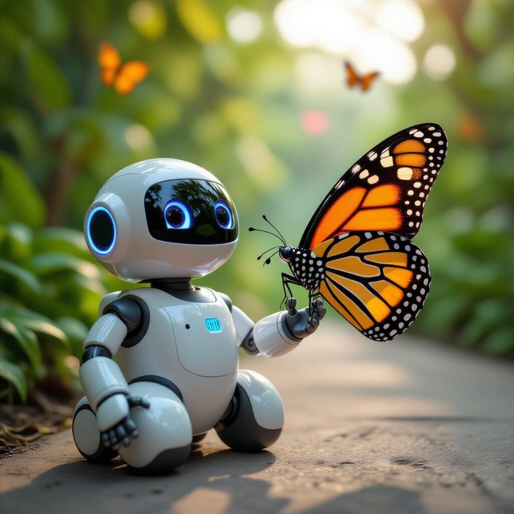 Robot's Delight: A Day in Butterfly Pavilion