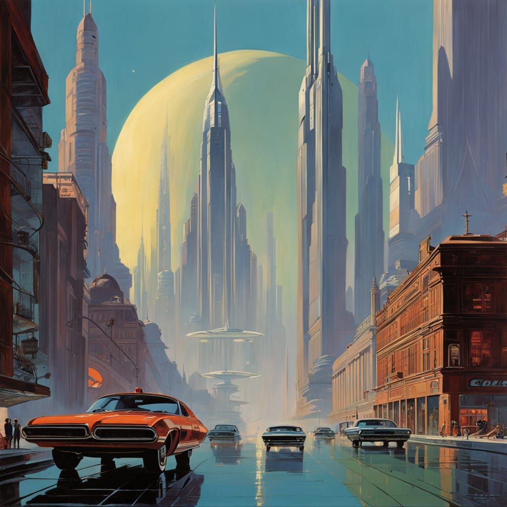 Retrofuturistic Metropolis Unfolds
