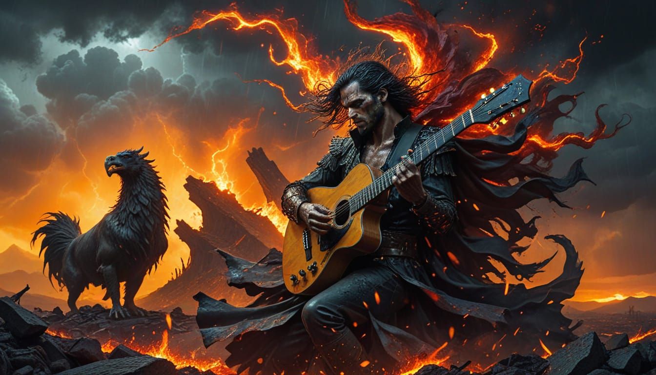 FLAMING FLAMENCO - ANIMATED