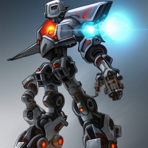 Detailed Mecha Design by Tek Tan