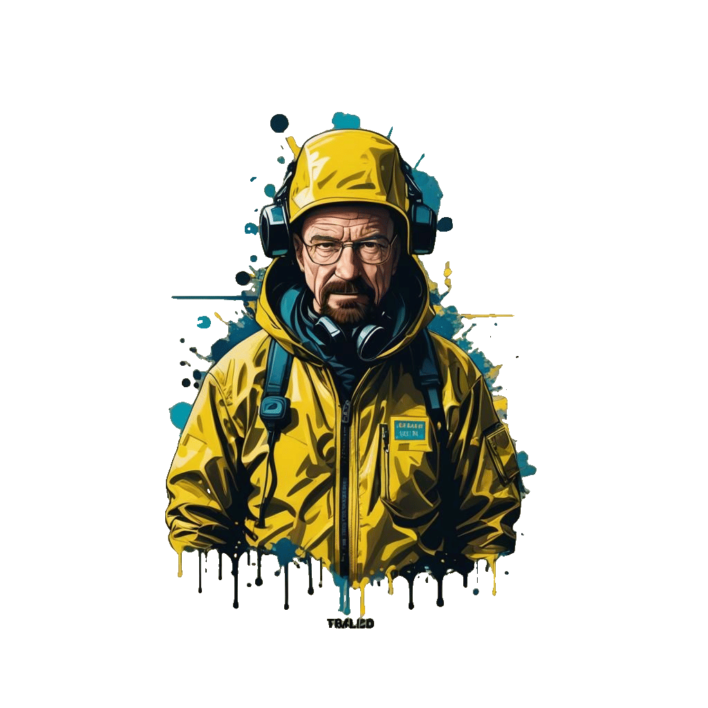 Walter White Hazmat Suit Pop Art T-Shirt