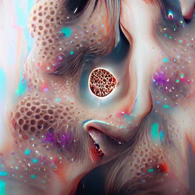 Trypophobia: Holographic Astral Cosmic Illustration