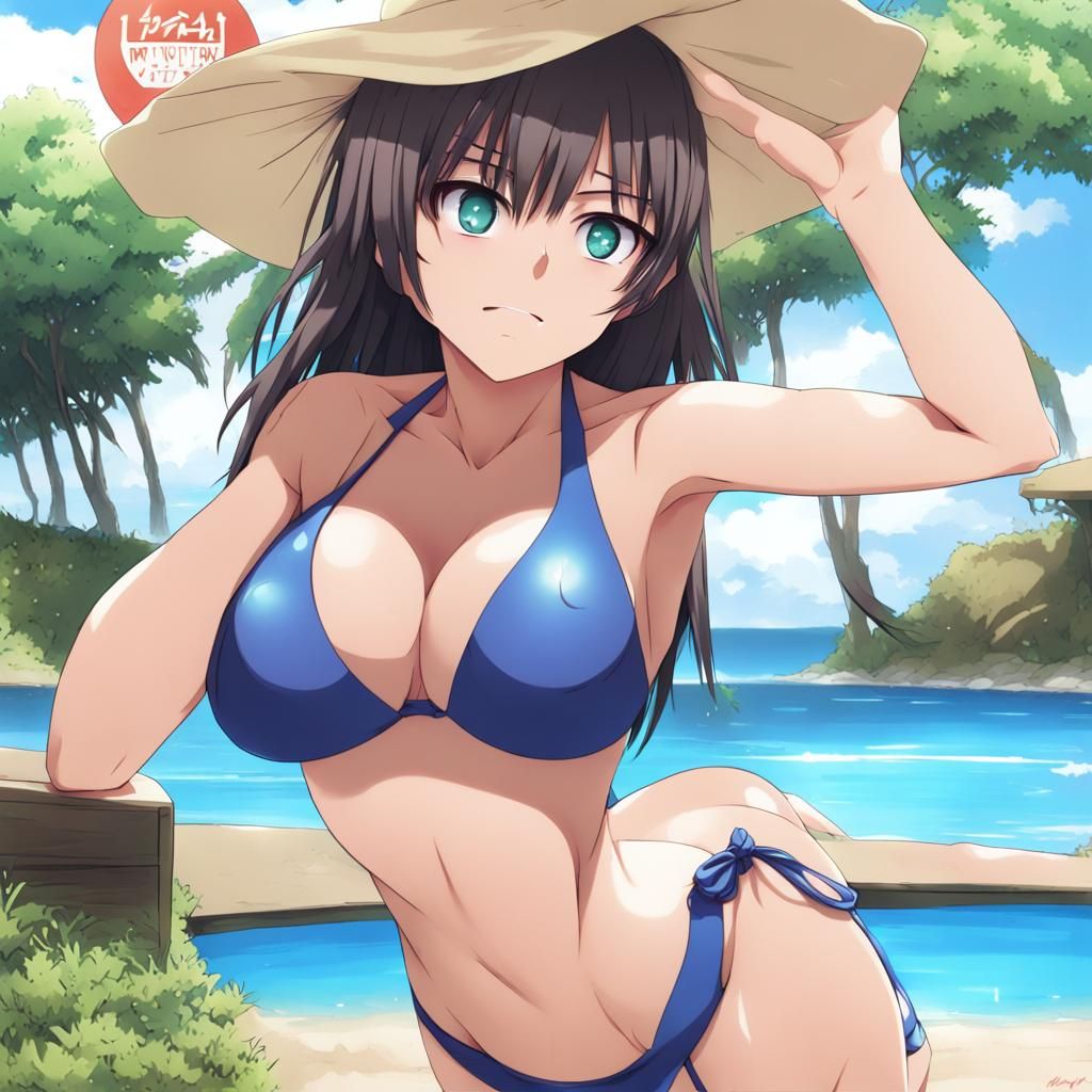 Anime Girl in Bikini, Manga Key Visual