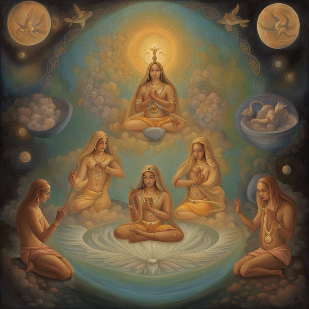 Tantric Ceremony: A Digital Matte Painting