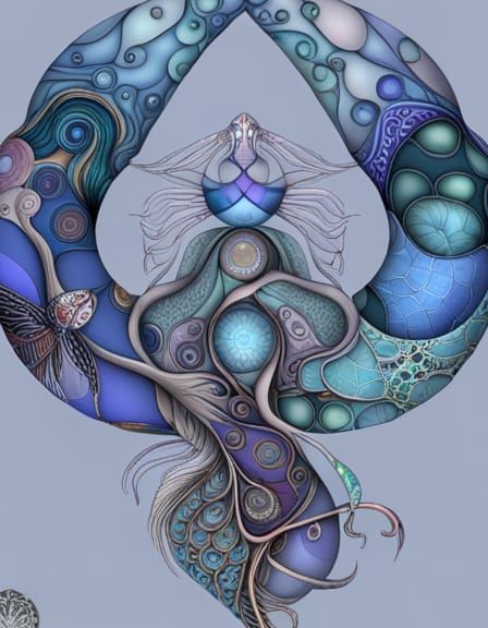 Harmonic Australian Nature with Fractal Elements