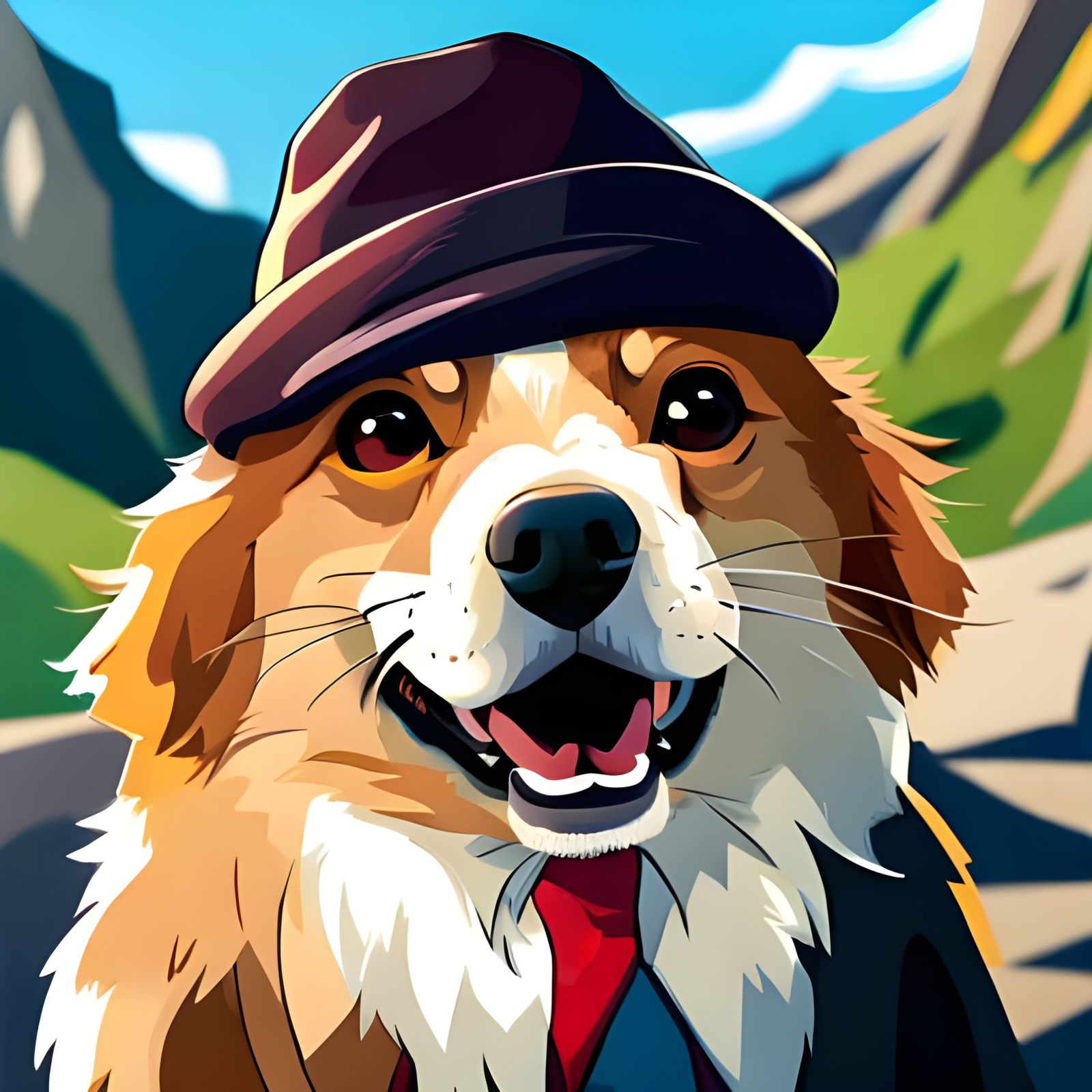 Harry Potter as Adorable Dog on Sunny Day