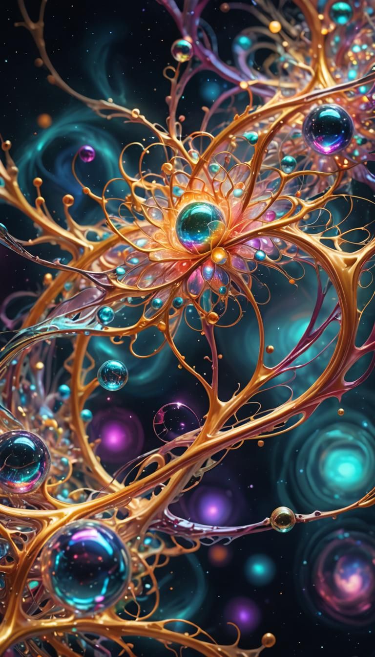 Cosmic Energies in Surrealist Digital Art
