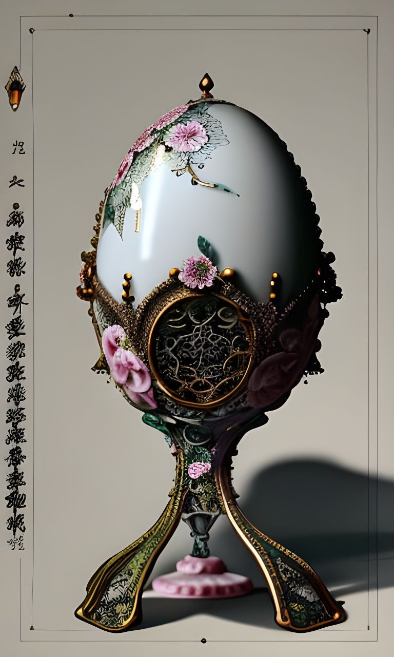 Vintage gothic collectors item Fabergé egg