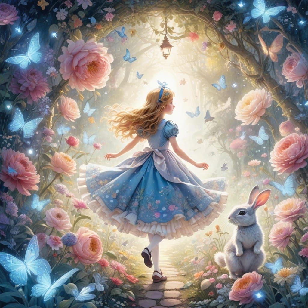 Alice in the magical forest