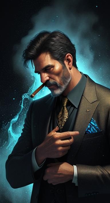 Gorilla Gentleman in Jungle Kitchen, Hyperrealistic Portrait