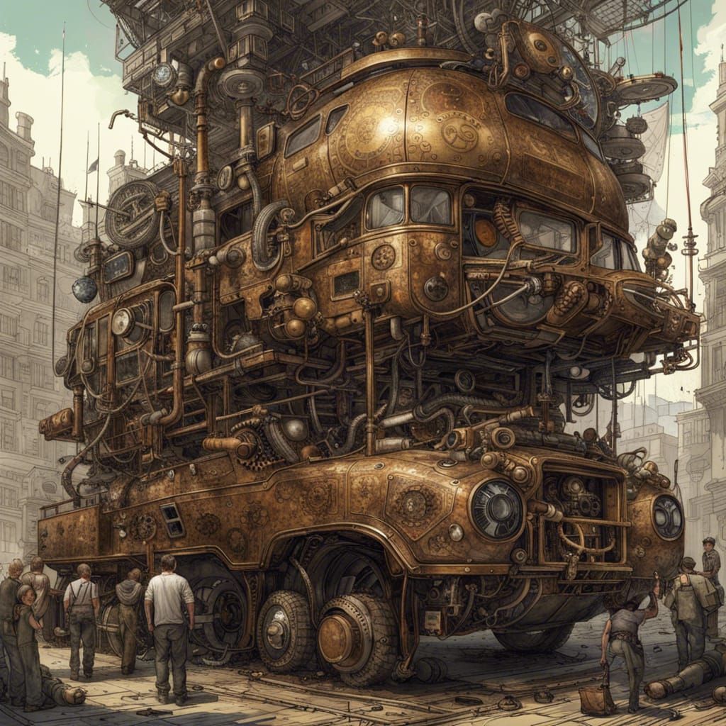 Steampunk Monster-Machine
