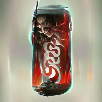 Sinister Coca-Cola Logo in Greg Rutkowski Style