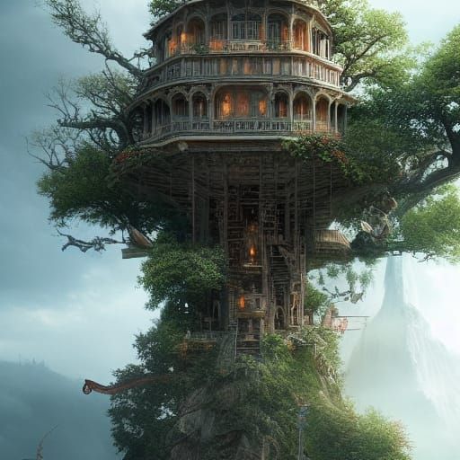 World between,tree house challenge