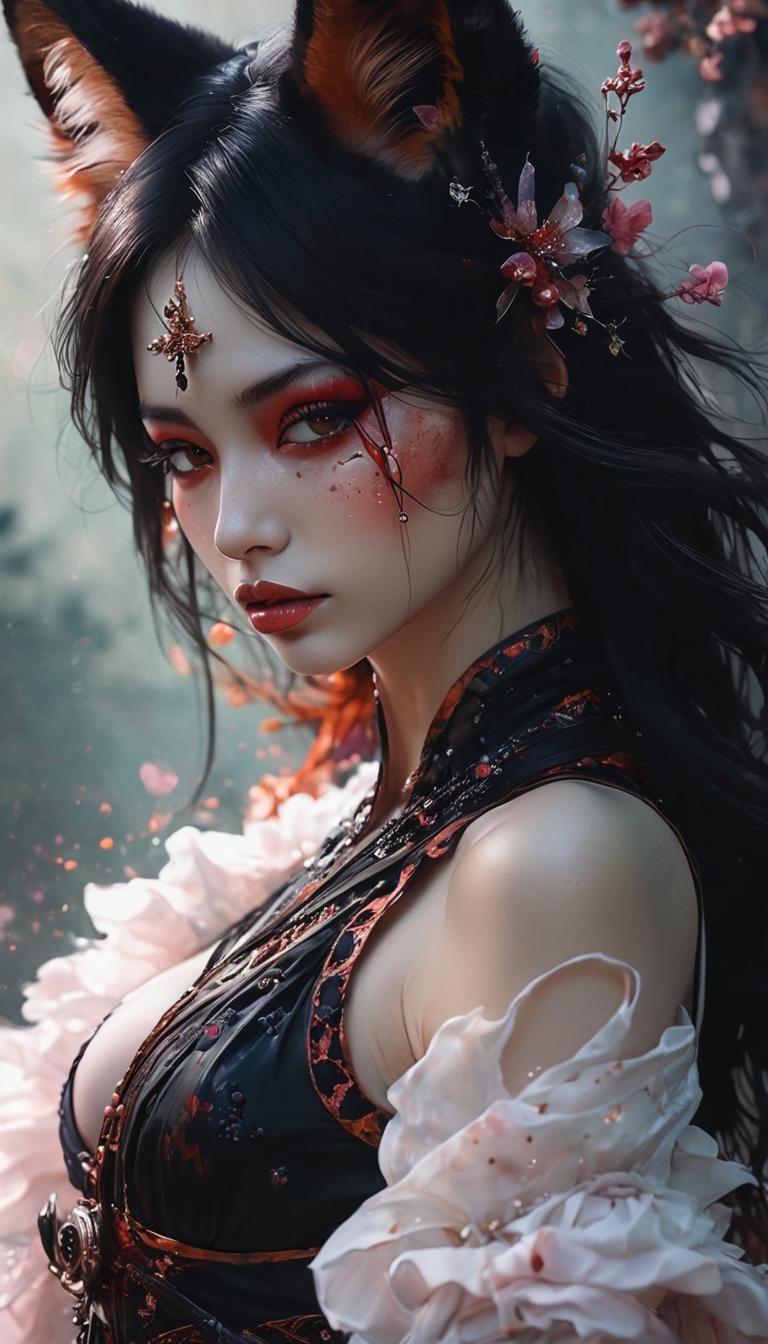 Kitsune x Sakura x Goth