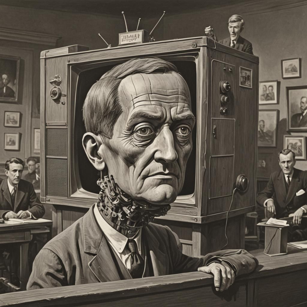 Surreal Historian Watches Quiz Show on TV