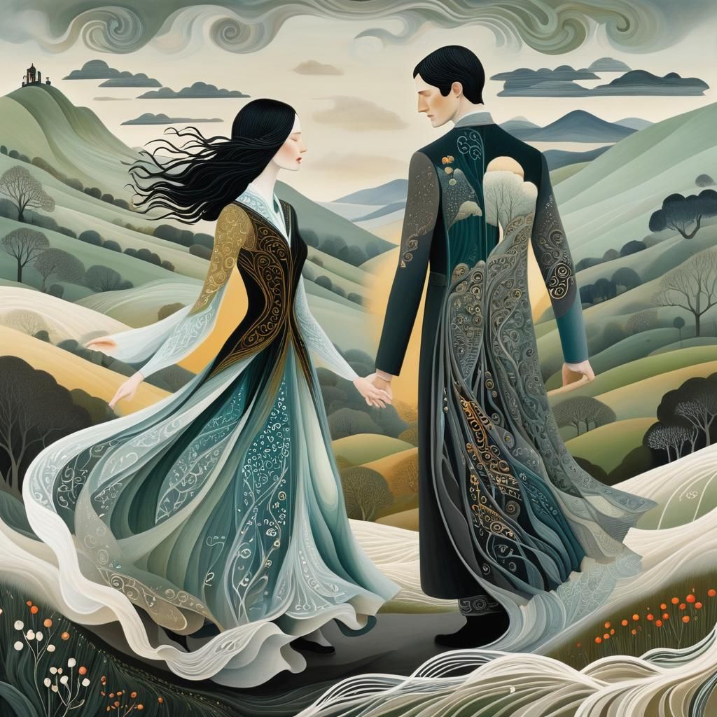 Ethereal Figures Reveal Fantasy Mindscape