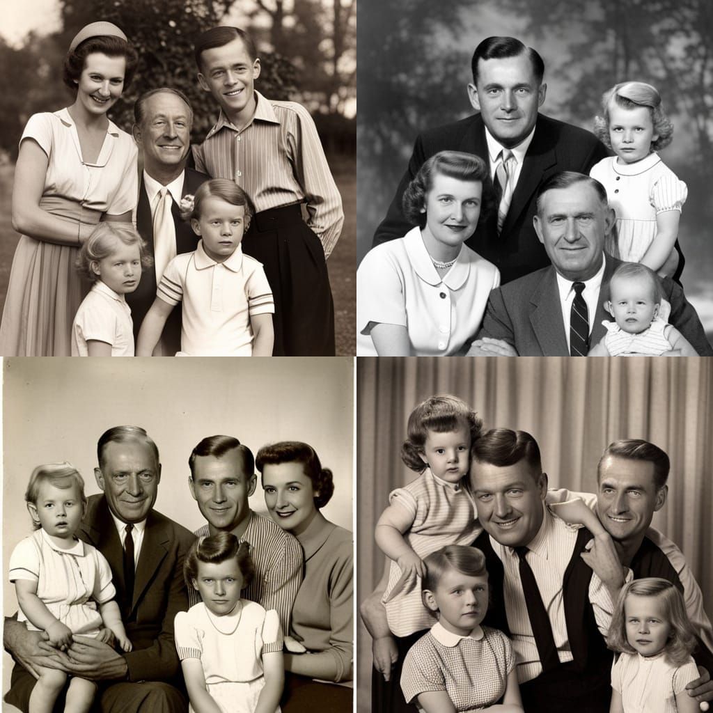 1950’s family photos