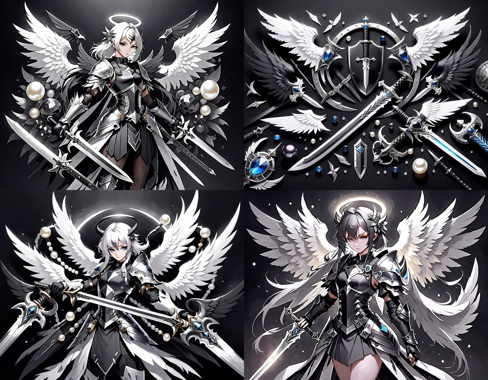 Nephalem of Balance in Black and White