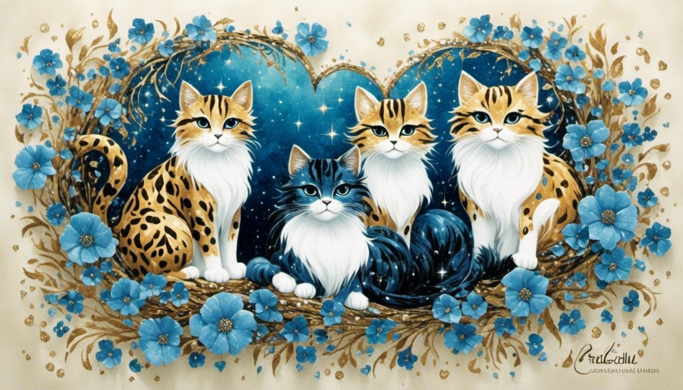 <lora:Glitter and Diamonds:1.0> <lora:Feline Folk:1.0> chibi...