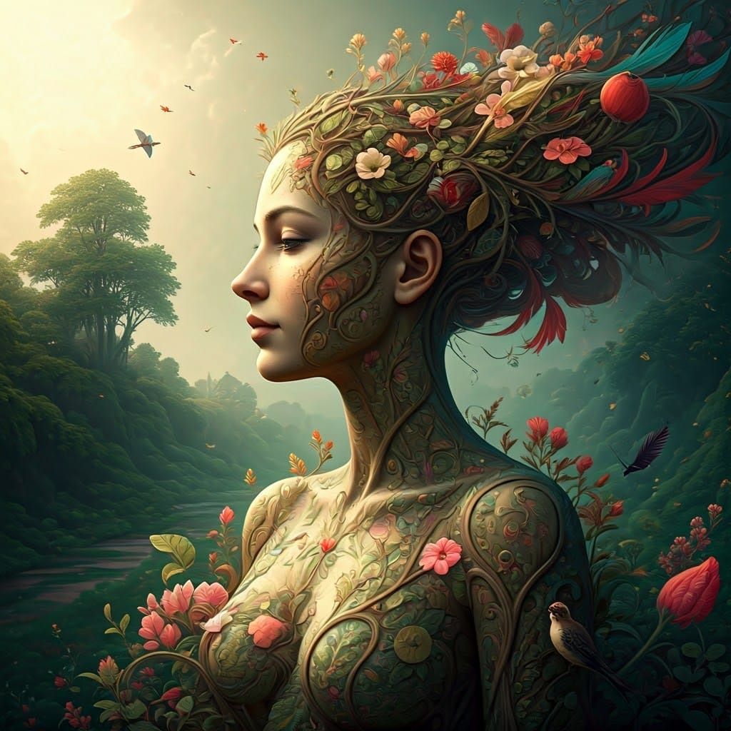 Whispers of the Enchanted Goddess