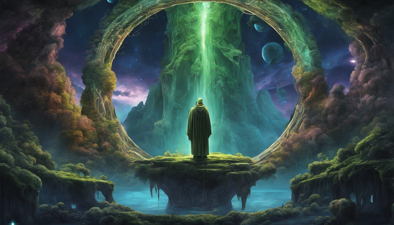 Crystalline Tree at Time's Edge: a Cosmic Illustration