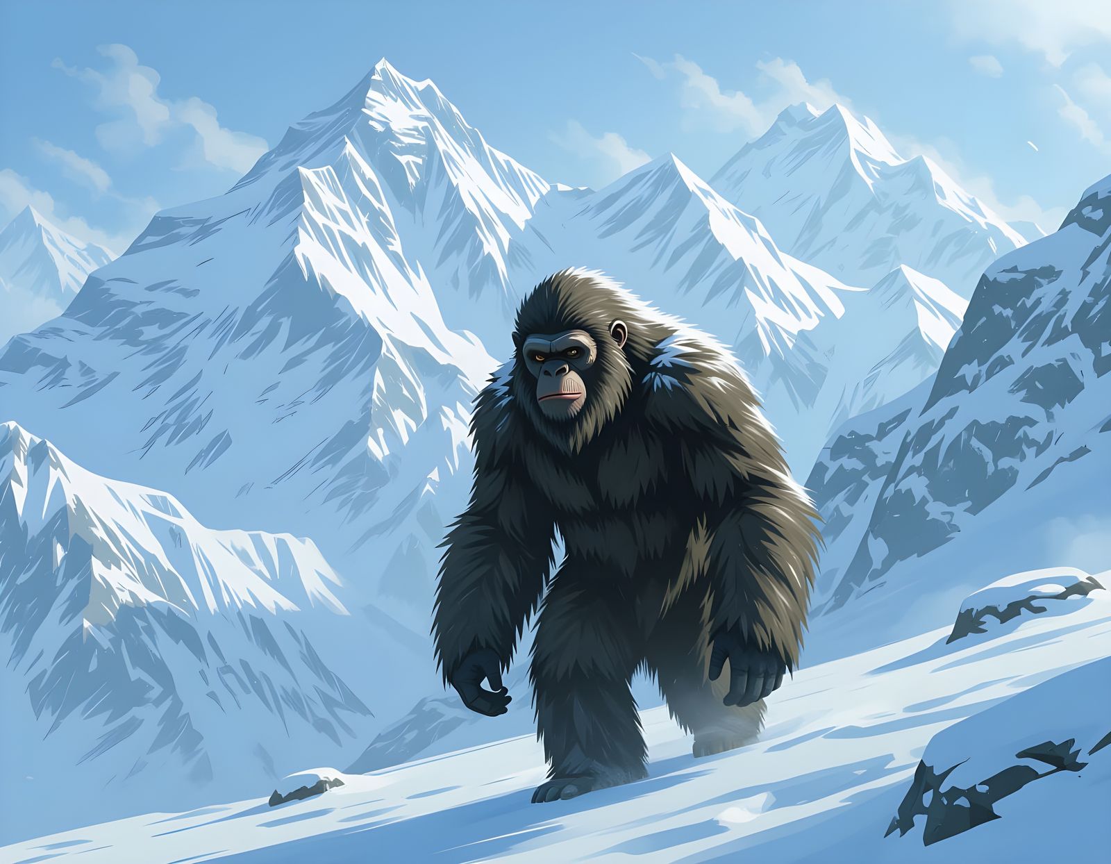 The Abominable Snowman: Mythical Yeti of the Himalayas