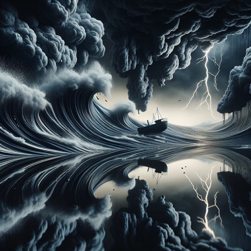 Visual Metaphor of a Severe Panic Attack