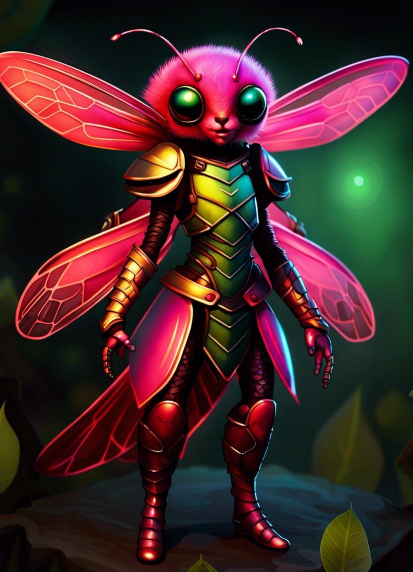 Elegant Halfling Dromite Princess in Jungle