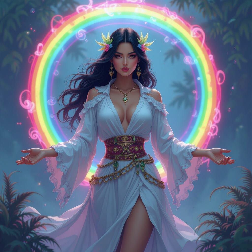 Psychedelic Pot Leaf Art: 420 Celebration