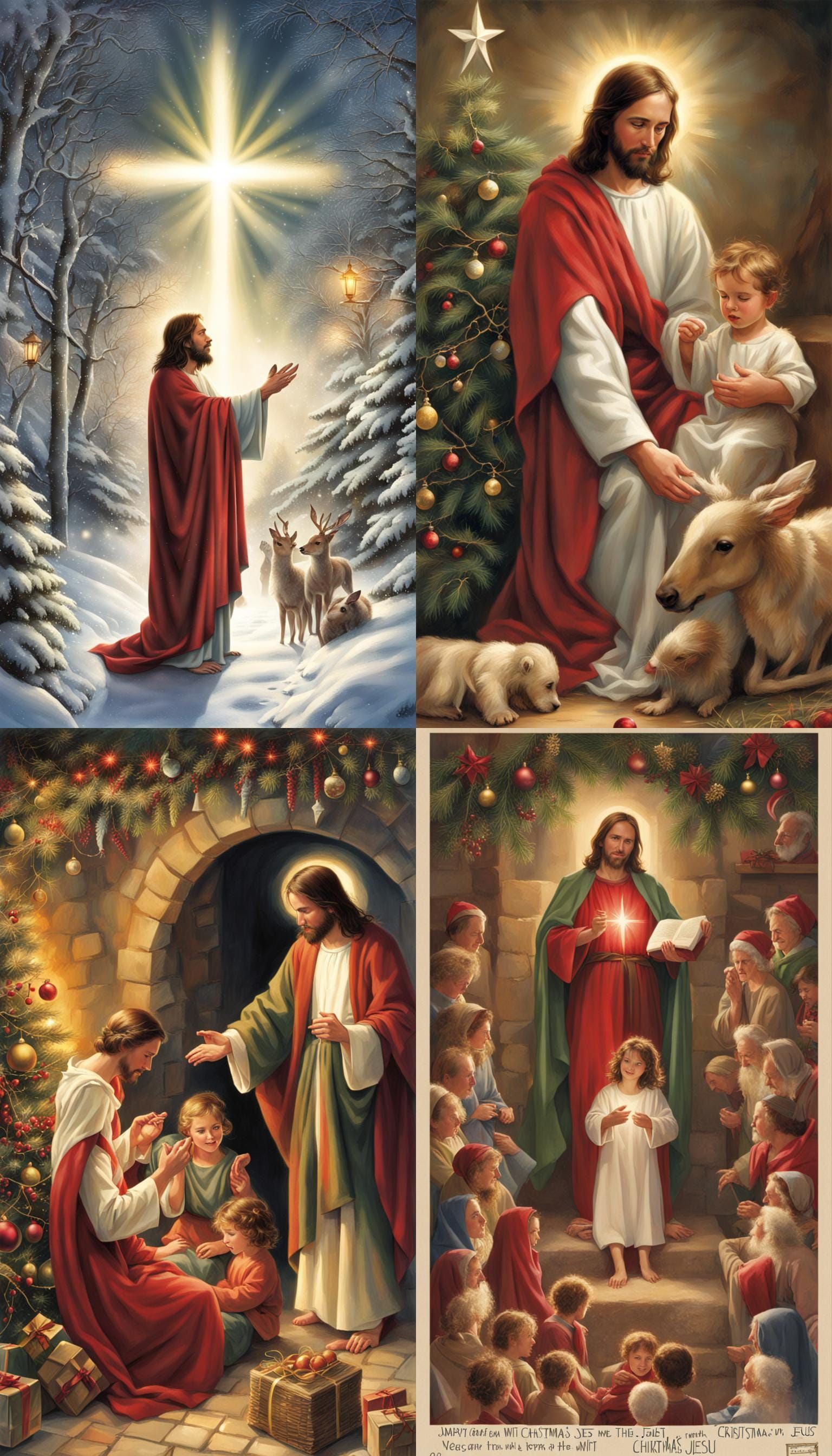 Christmas with Jesus Christ