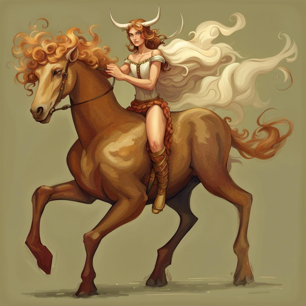 Majestic Centaur in a Fantasy Realm