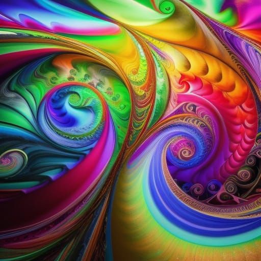 Marble Swirl Tree in Hyperrealist Fantasy Style