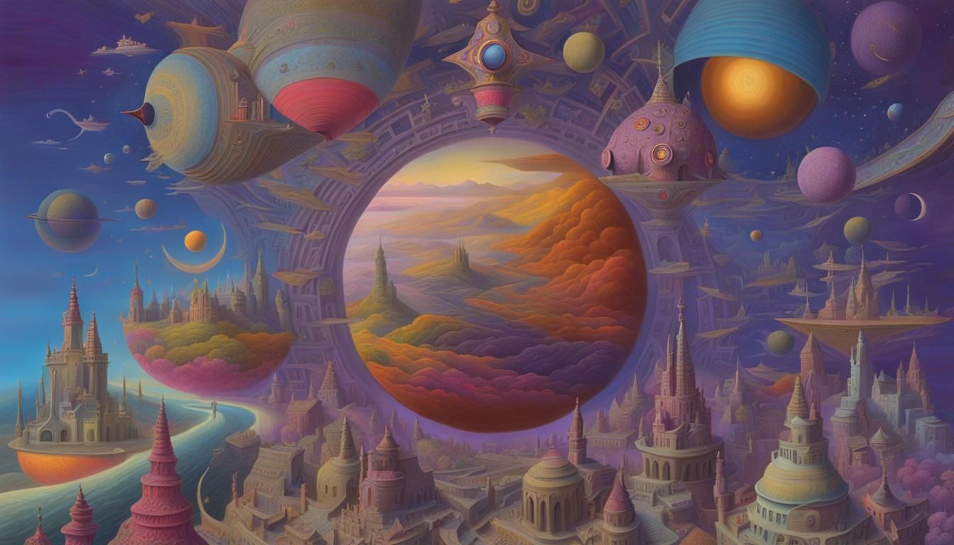 Surreal Search for Magic in Mixed Media