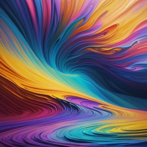 Surreal Man in Dreamlike Landscape: Digital Art