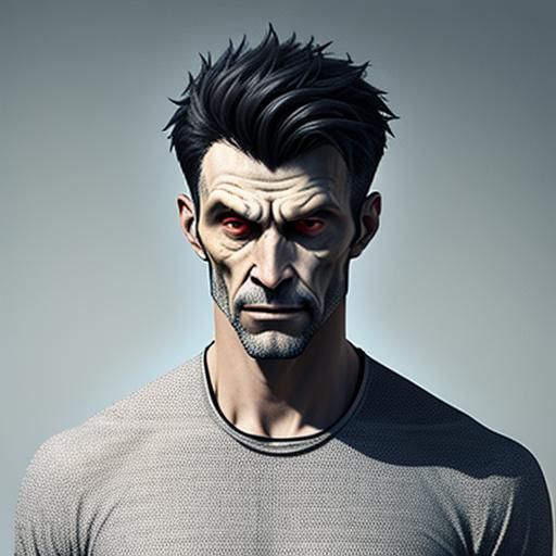 portray someone pretending to be sane: