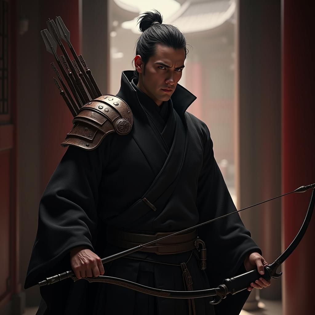 Modern Assassin in Japanese Armor Concept Art