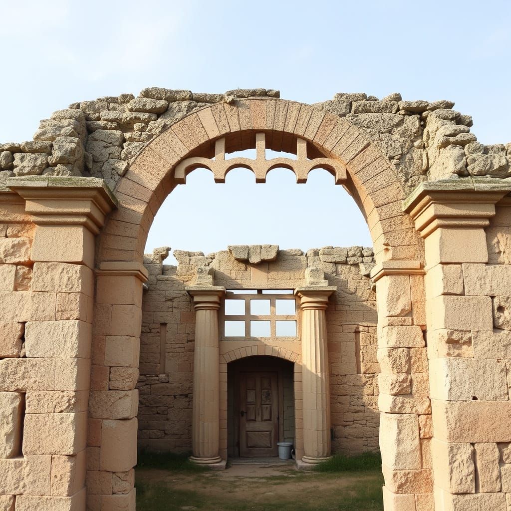 Ossified Lattice in Ancient Ruin