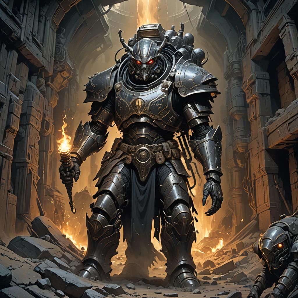 Alien General Invasion: Dark Fantasy Concept Art