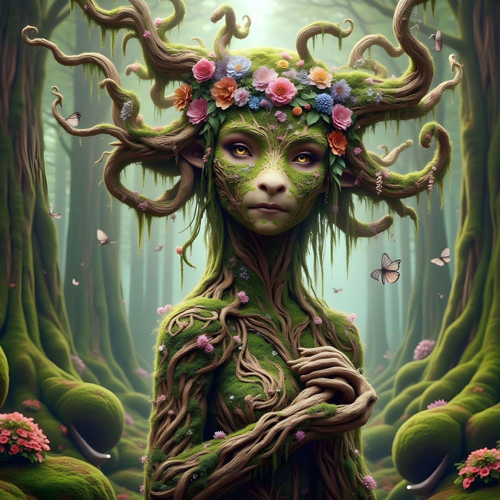 Beautiful Enchanted Female Ent