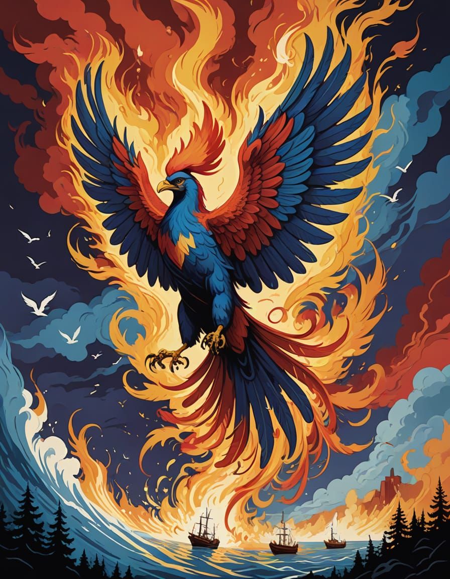 Acadian Phoenix Rises from the Ashes in a Spectral Rebirth